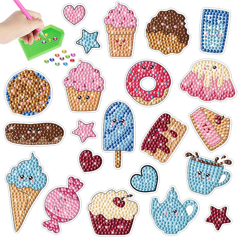 Manufacturer Direct Hair Kids Diamond Painting Stickers Decorative Diamond Painting Diamond Painting Stickers Kit