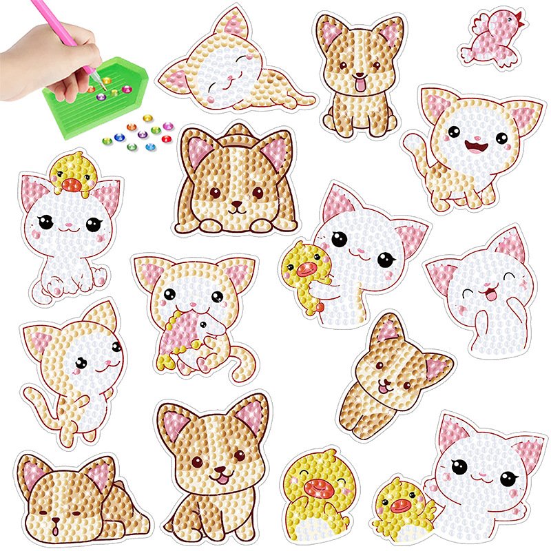 Manufacturer Direct Hair Kids Diamond Painting Stickers Decorative Diamond Painting Diamond Painting Stickers Kit
