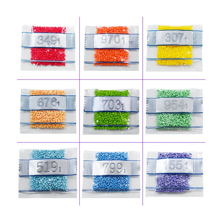 Ever Moment Picture Of Rhinestone Dogs Farm Tractor Square Resin Stones 3F376