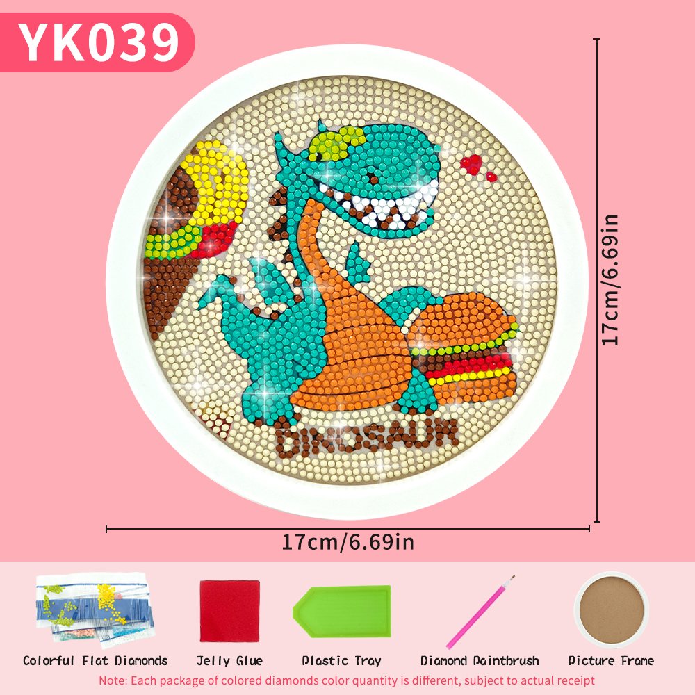 Hot Selling Children's Handmade DIY Full Diamond Toy 5D Animal Dinosaur Diamond Painting