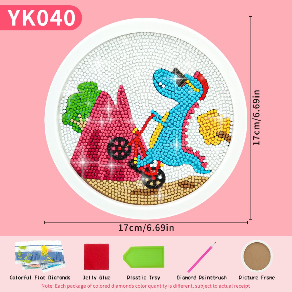 Hot Selling Children's Handmade DIY Full Diamond Toy 5D Animal Dinosaur Diamond Painting
