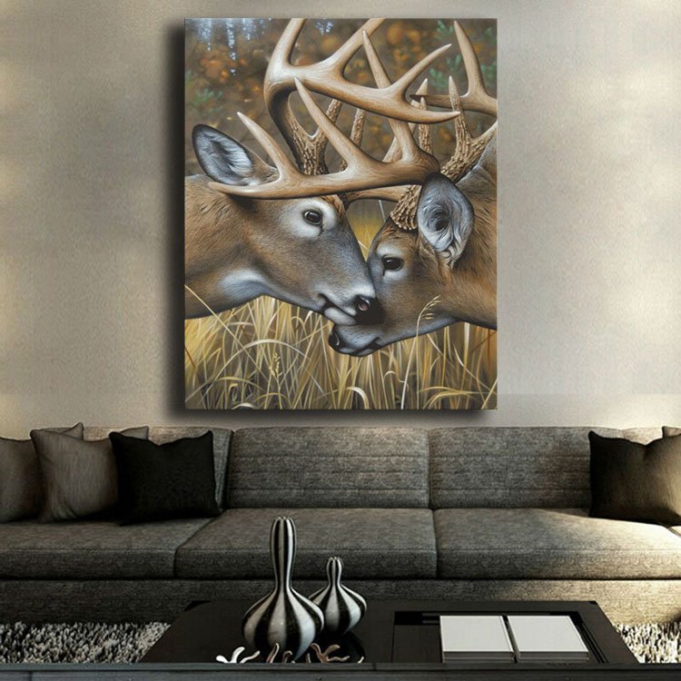 Ever Moment Diamond Painting Animal Deer Hobbies And Handicrafts House Stuff For Home And Decoration Mosaic Painting 4Y527