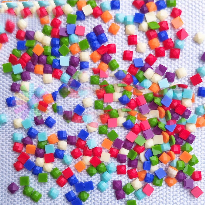 E-037 DMC 447 Colors drill for Diamond Painting Accessories for raw materials Diy 2.5mm 2.8mm round or square drills