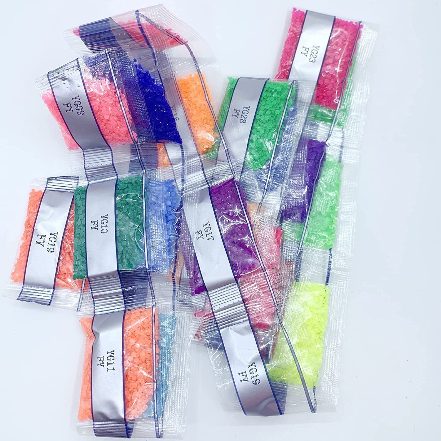 E-037 DMC 447 Colors drill for Diamond Painting Accessories for raw materials Diy 2.5mm 2.8mm round or square drills