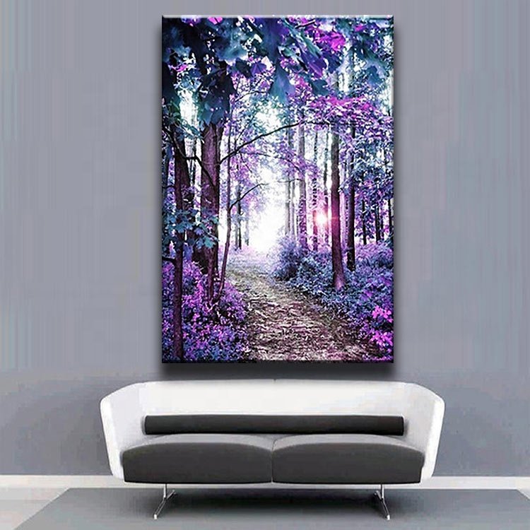 Ever Moment Trees Forest Diamond Painting Cross Stitch Home Decoration Rhinestone 5D DIY Full Square Drill Mosaic S2F1169