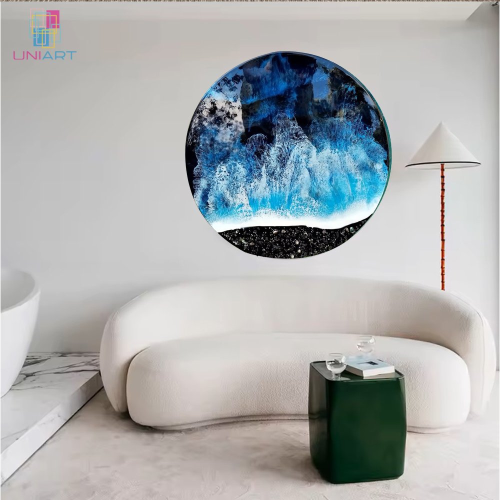 UNIART Living Room Decorative Resin Wall Art Most Demanding & Creative Look Resin Wall Art Top Sale Resin Home Office Decor Item