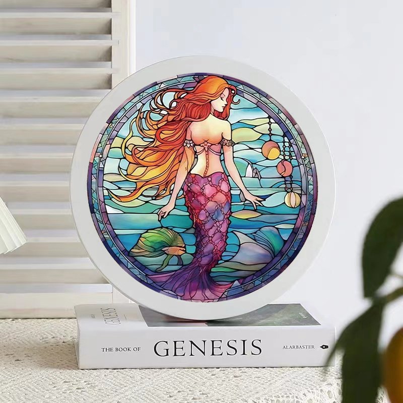 High Quality Round Diamond Wall Painting Diamond Embroidery Painting Colorful Hanging Decoration DIIY Diamond Painting Frame