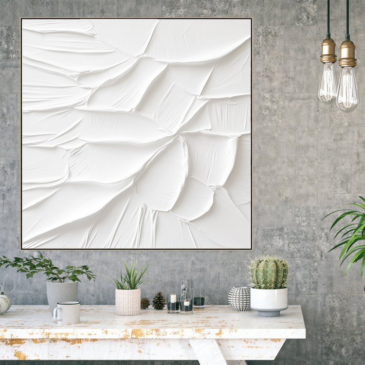 100% Hand Draws Modern High Quality Black White Abstraction Oil Painting Art On Canvas Bedroom Wall Art Home Decor