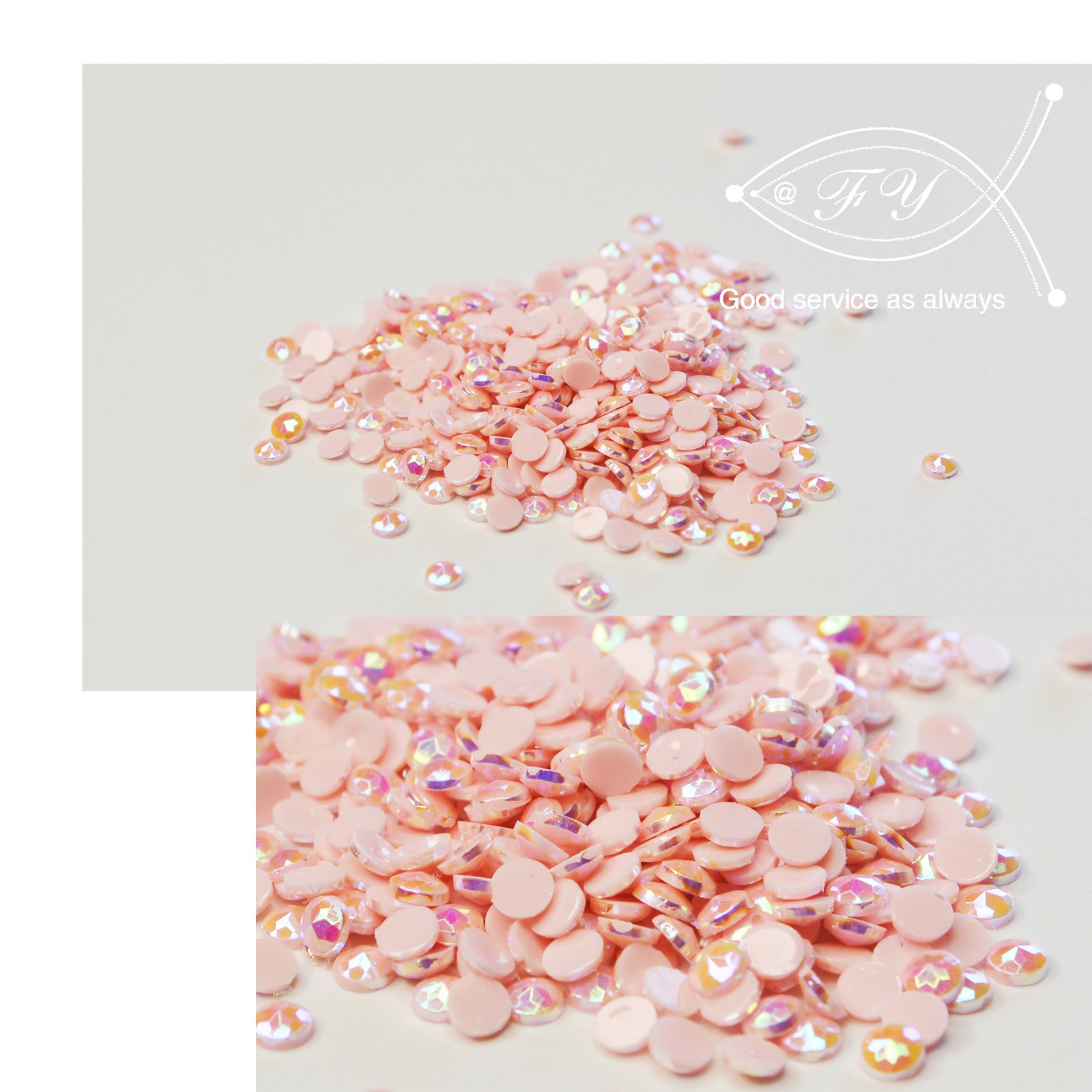 E-102 1000pcs/Bag 20 Colors Rhinestones Bead Art Gem Art Square Drill AB Diamond Painting Beads for Diamond Dots Accessories