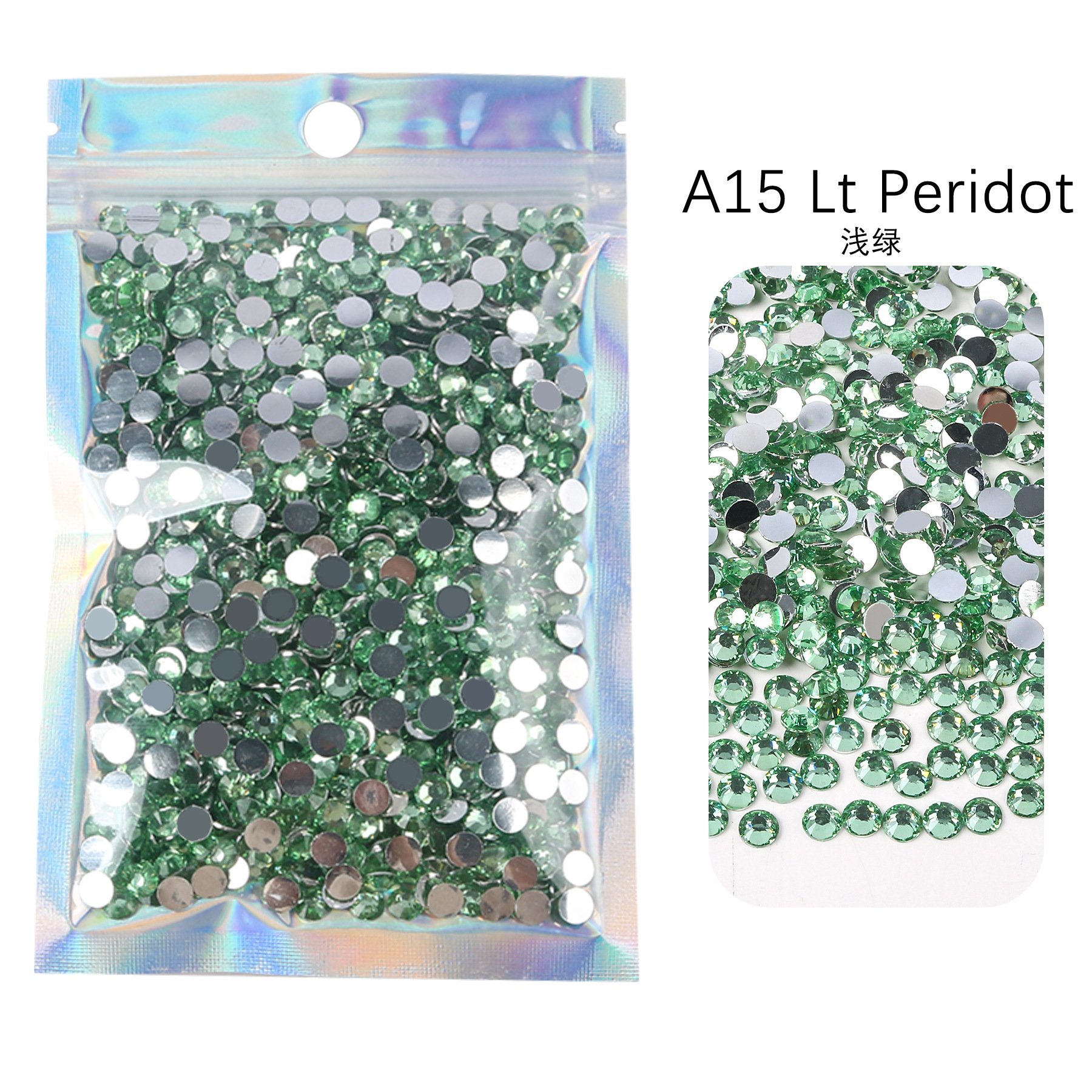 Wholesale SS2 SS3 SS4 SS5 SS6 Crystal Stones Stickers Non Hot Fix Strass Resin Crystal Flatback Rhinestones