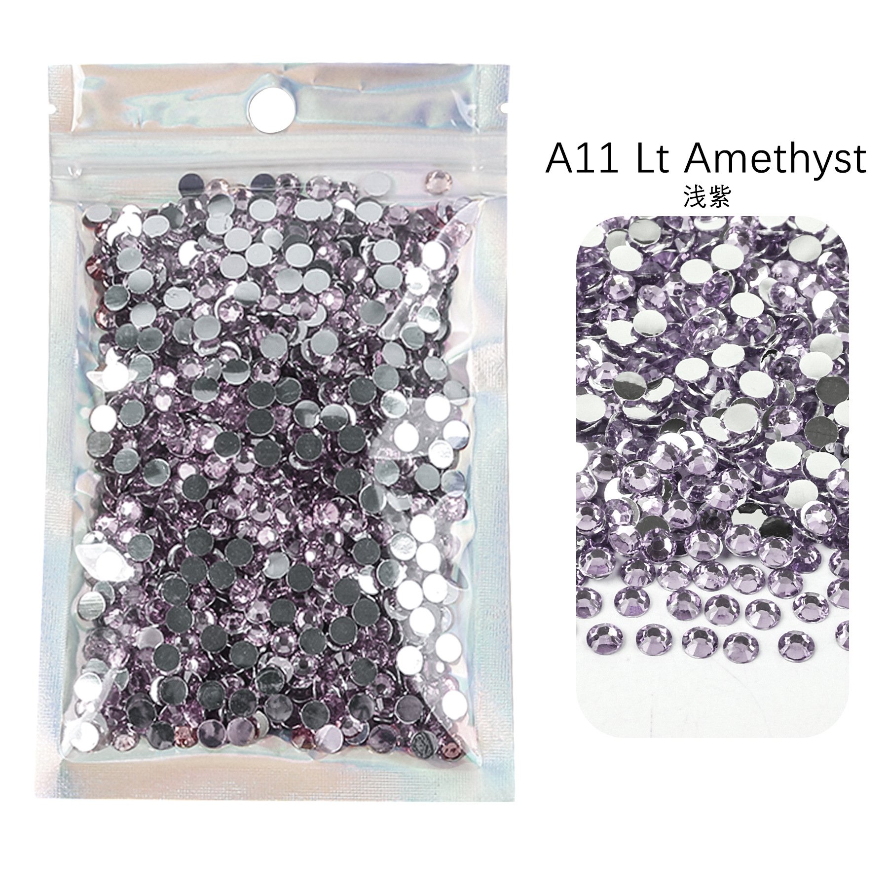 Wholesale SS2 SS3 SS4 SS5 SS6 Crystal Stones Stickers Non Hot Fix Strass Resin Crystal Flatback Rhinestones