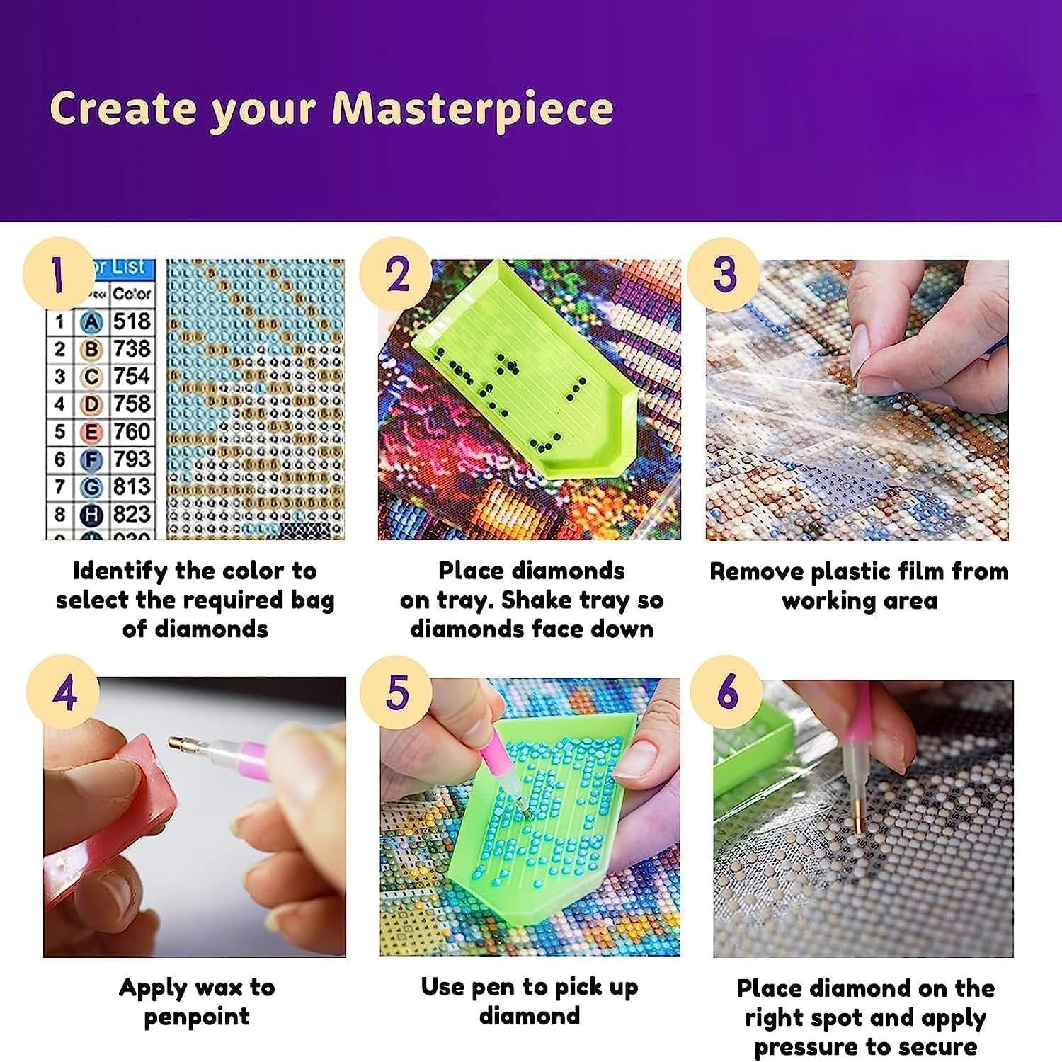 Diamond Painting Kits For Adults Diamond Arts,Full Drill Diamond Painting Kits For Adults Beginner