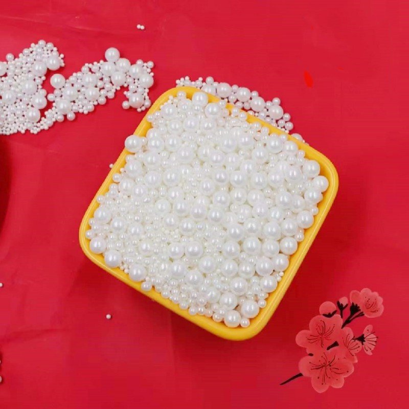 7mm halal white sugar beads without E171 sugar cake decoration