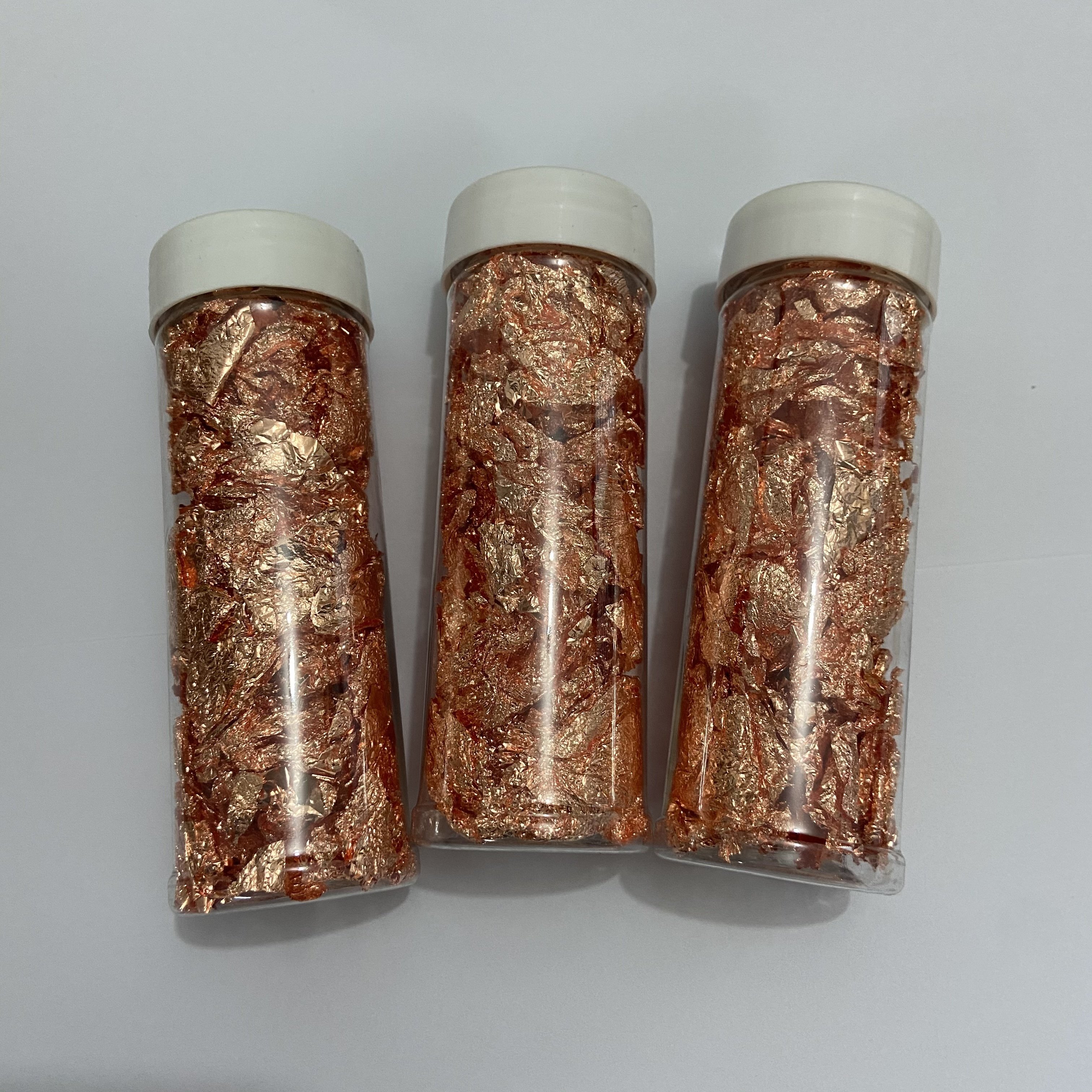 eatable rose gold leaf flakes gold leaf sheets for cake tools