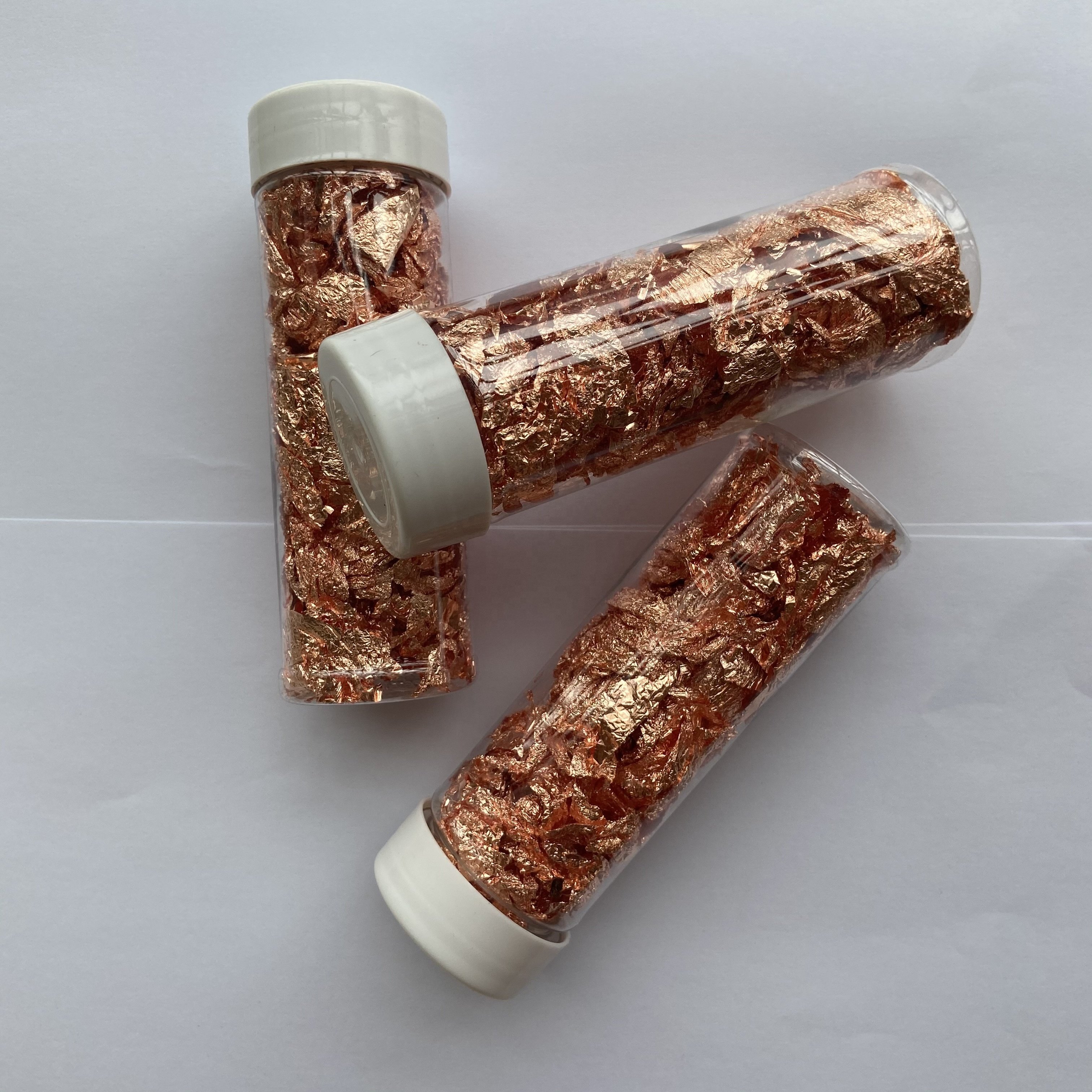 eatable rose gold leaf flakes gold leaf sheets for cake tools