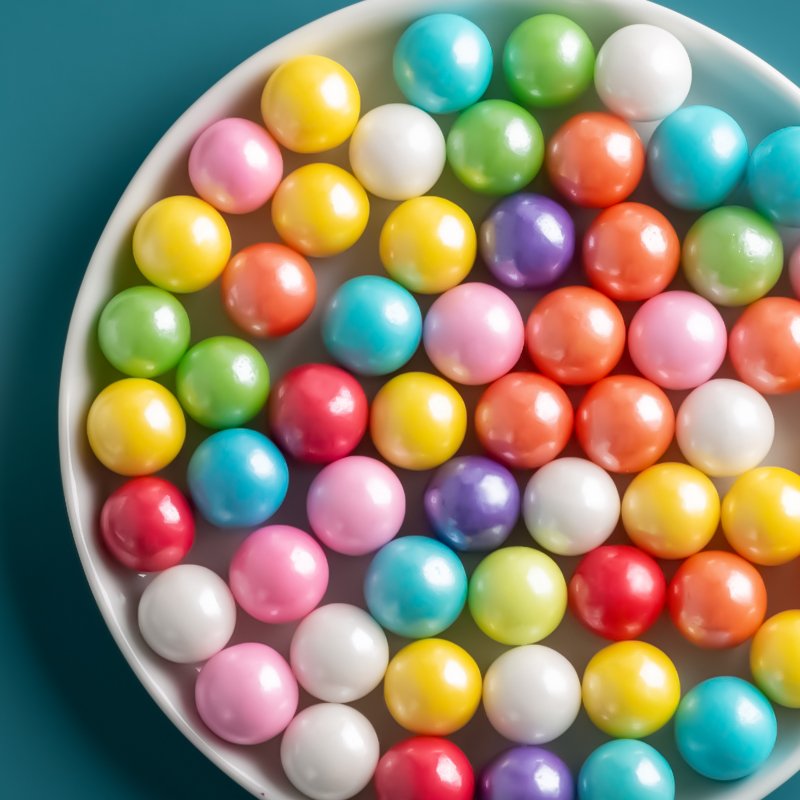 factory direct wholesale mix color edible molded candy pearlized 14mm colorful nonpareils in 85g bottle