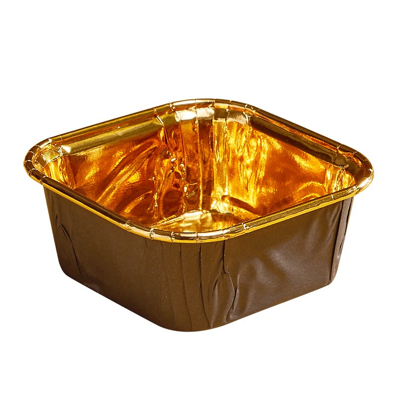 Trends Gold Cup Cake Tools And Accessories Cake Decorating Supplies Food Grade Aluminum Foil Coated Inside For Wedding Birth