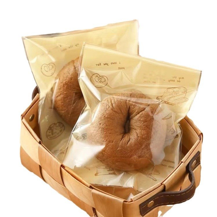 High Quality Clear Plastic Bags For Bakery Cookies Decorative Wrappers Packing Sachet Pouches For Cookie Snack Earrings Biscuits
