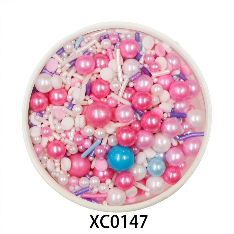 Kaibei Valentine Cake Decoration Flower Sugar Sprinkles Cake Decoration Heart Shaped Edible Sprinkles to Pastry Decoration
