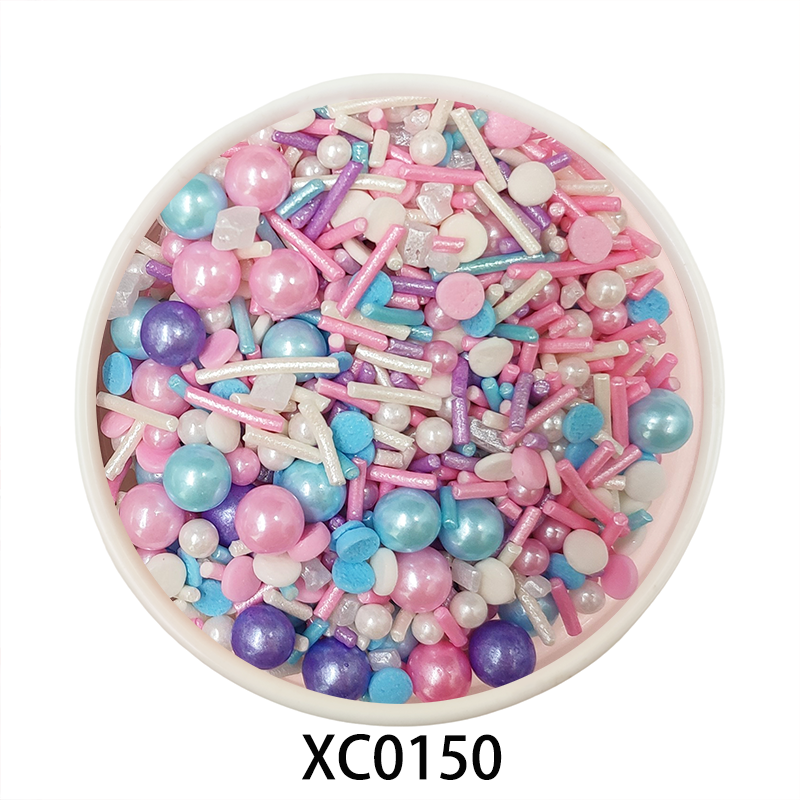 Kaibei Valentine Cake Decoration Flower Sugar Sprinkles Cake Decoration Heart Shaped Edible Sprinkles to Pastry Decoration