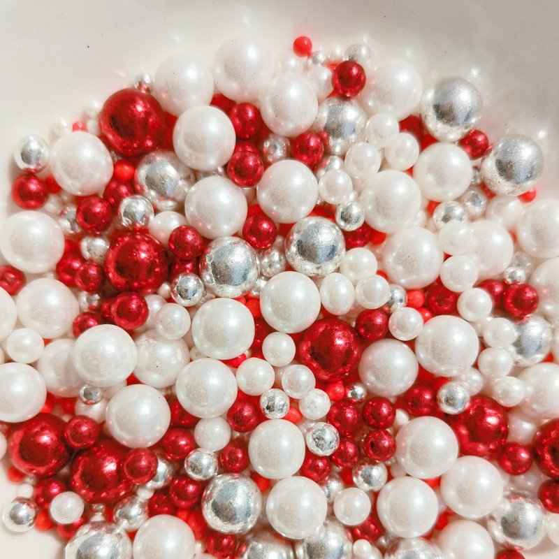 500g edible halal white sugar beads shugai sprinkles