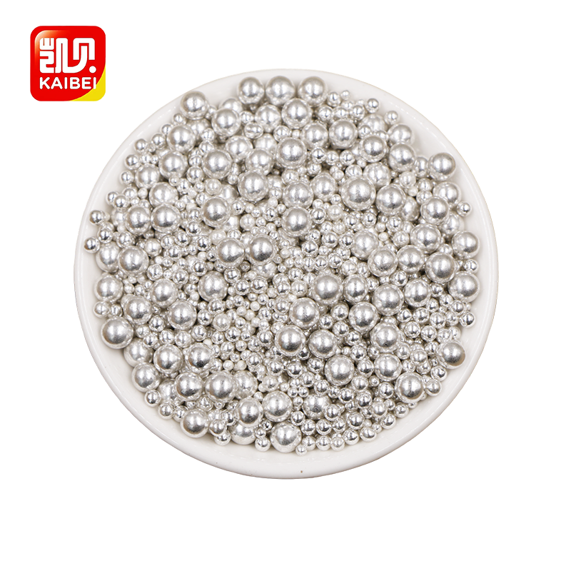Edible Sprinkles Candy Color Silver Mix Size Gold Sugar Pearls Beads for Cake Decorating Sugar Ball Fonda