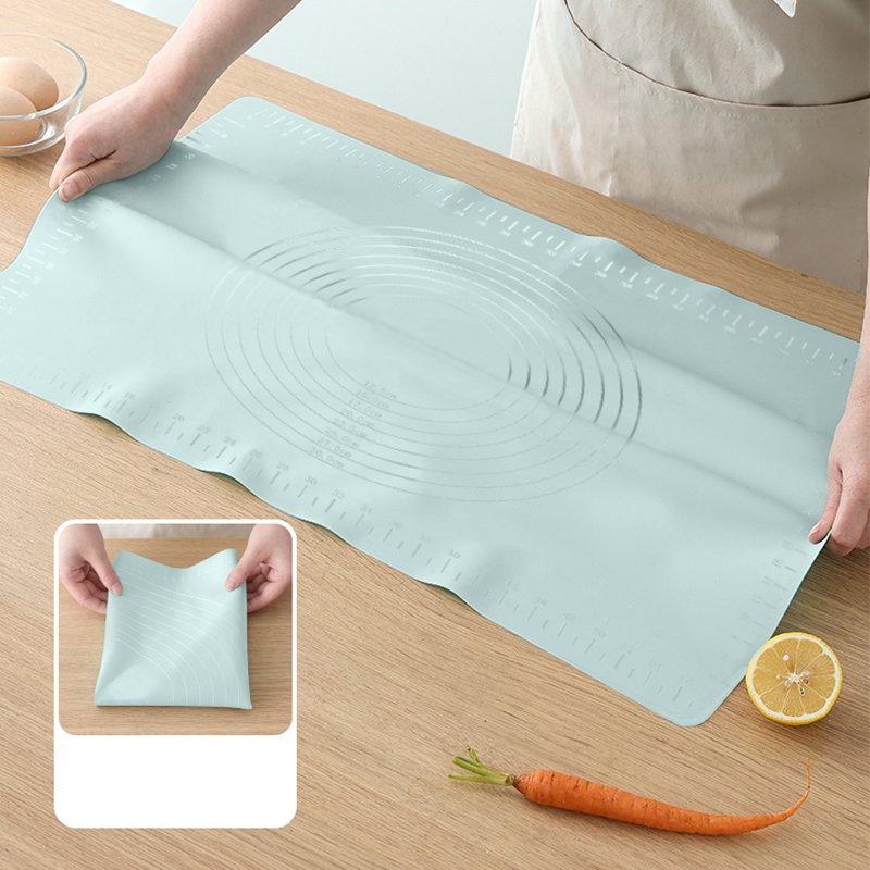 Free Bpa Silicone Kitchen Pastry Mat Cookie Cake Baking Tools Thick Non-Stick Pastry Accessories Baking Sheet Pads Rolling Mat
