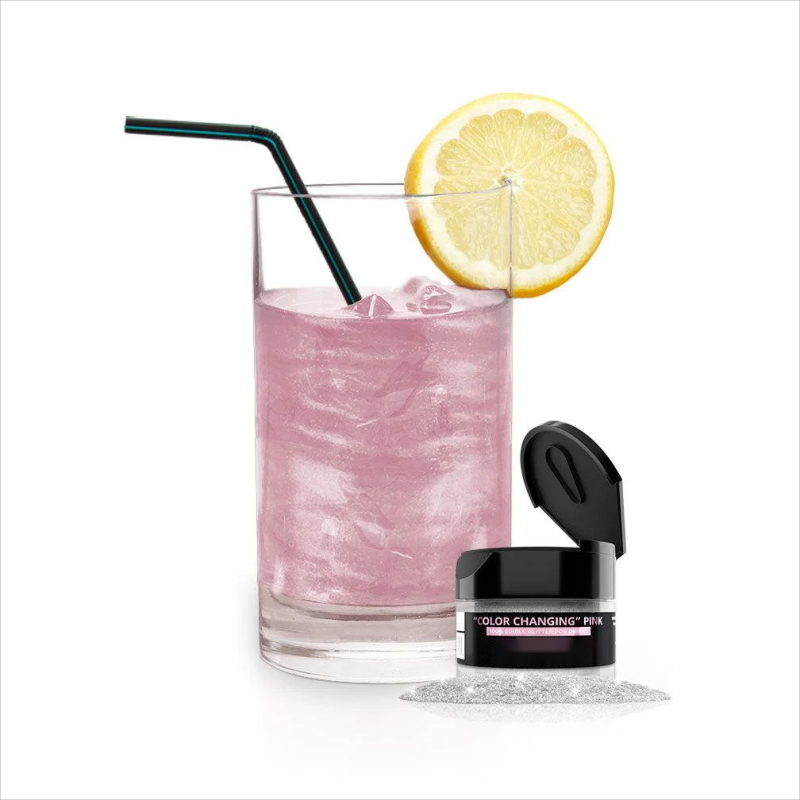Fascinating Color Changing Edible Luster Dust Glitter Pigment For Drink Beverage Beer Cocktails