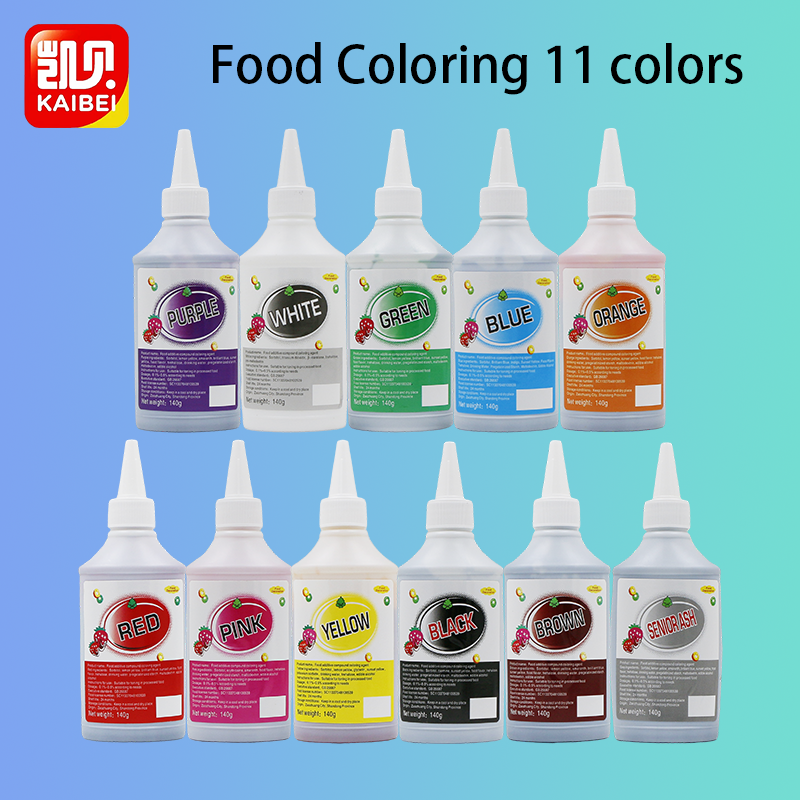 Food Coloring Set of 24-colors Edible Food Coloring Liquid Vibrant Food Coloring Gel Professionnel Manufacturer for Frosting
