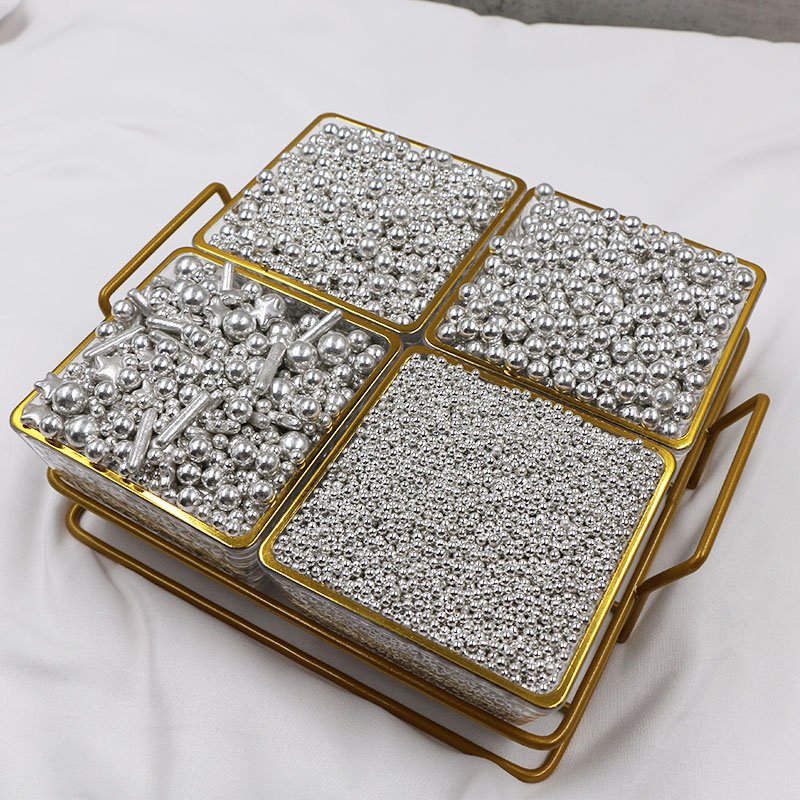 silver edible sugar beads metallic sprinkle sugar balls cake sprinkles sugar pearl