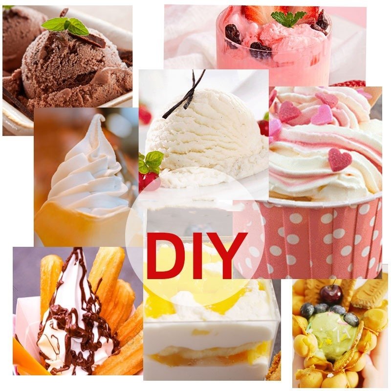 Low MOQ 25kg Whipping Cream Powder for Bakery Decoration ingredientsice cream powder mix Non-Dairy Vanilla Ice Cream Powder