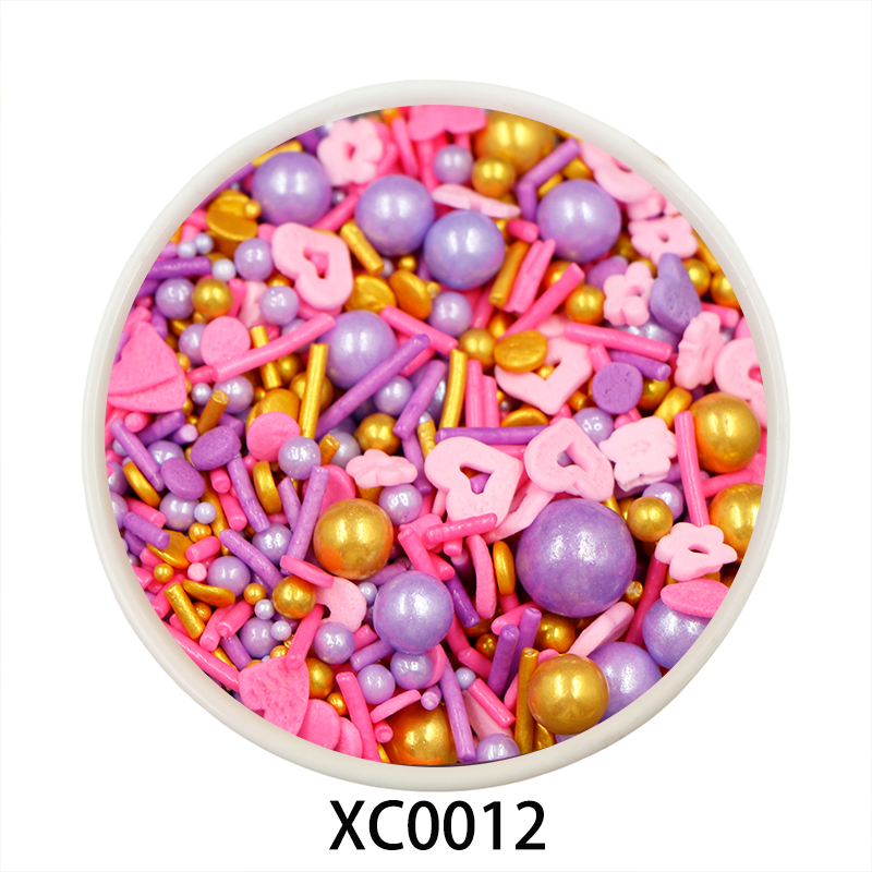 Kaibei Sprinkles Cake Edible Decorations Printed Edible for Cakes Rose Sprinkles Candy for Valentine Sprinkles