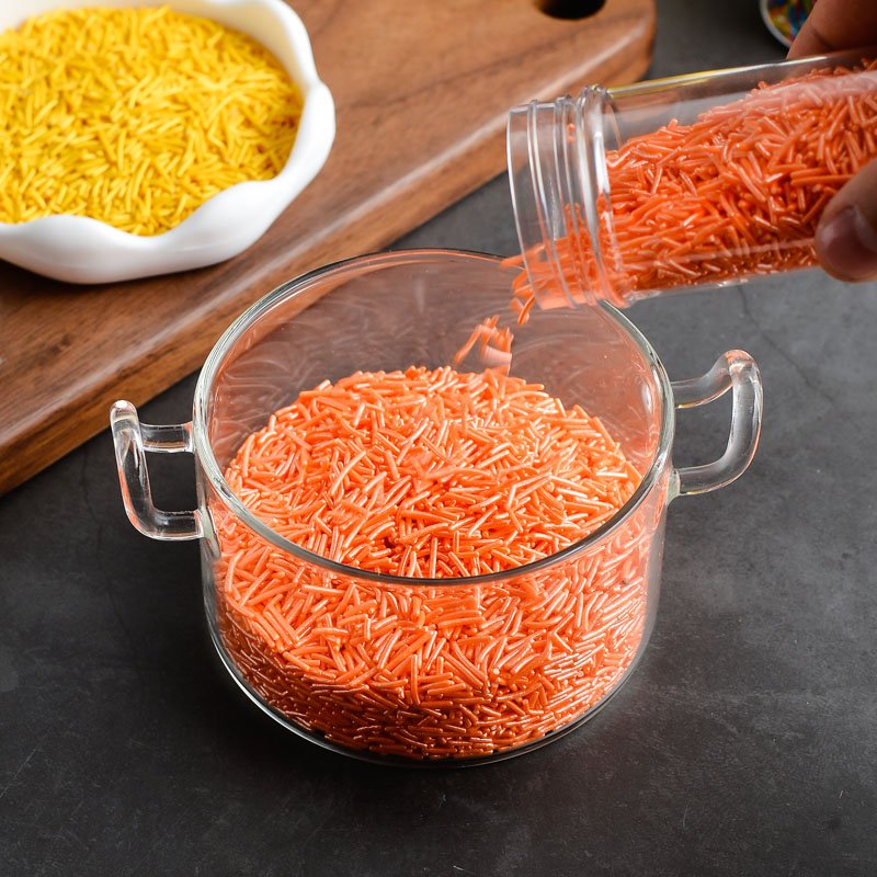 Sprinkles jimmies bakery ingredients wholesalers sprinkles candy factory edible colorful rainbow jimmies for cake decoration