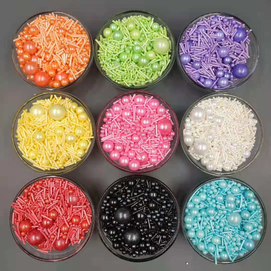 Cake decorating supplies sprinkles cakes edible Sugar Balls mix sprinkles