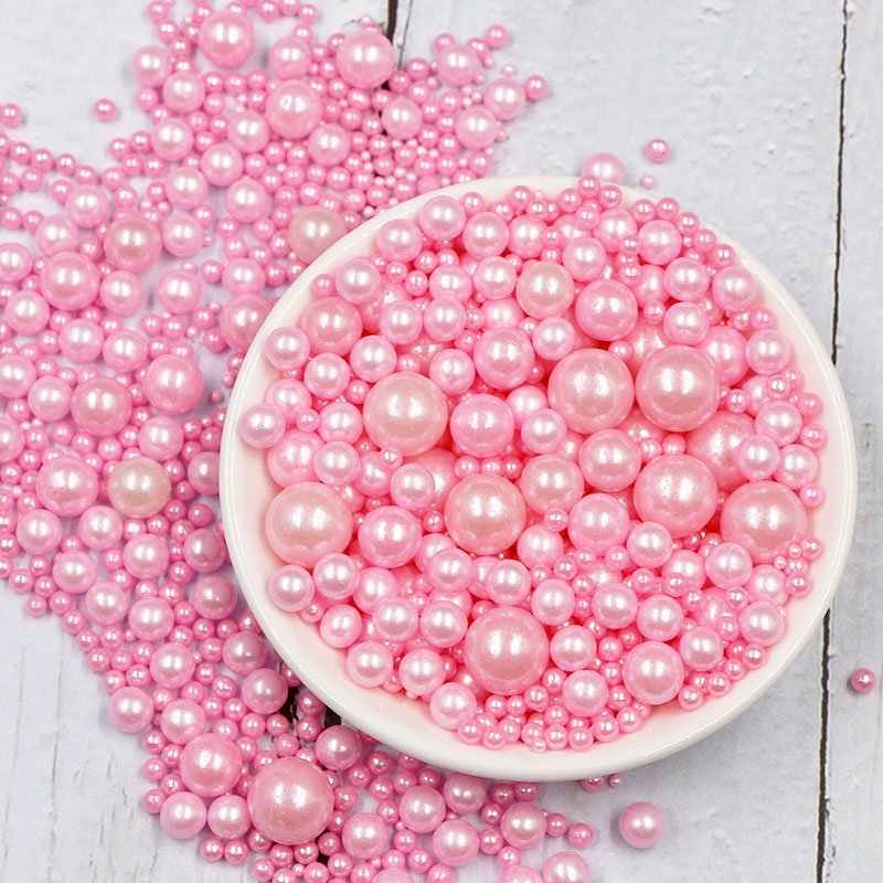 sugar sprinkles cake Decorations Sprinkles candy Pearl Sugar Ball Sugar Bead cake decorating supplies White mixed sprinklers