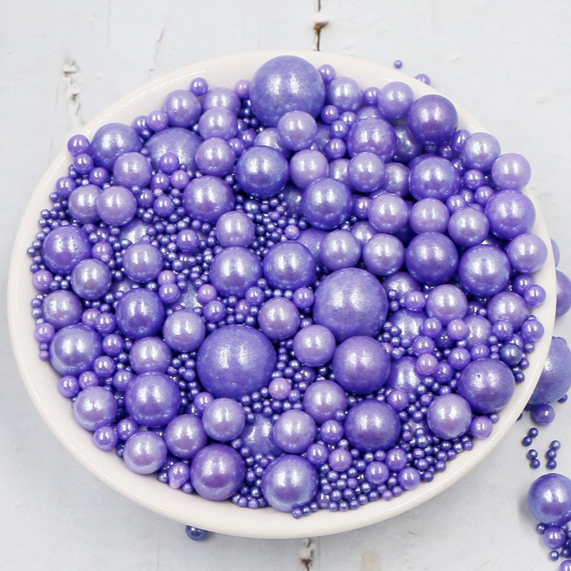 sugar sprinkles cake Decorations Sprinkles candy Pearl Sugar Ball Sugar Bead cake decorating supplies White mixed sprinklers