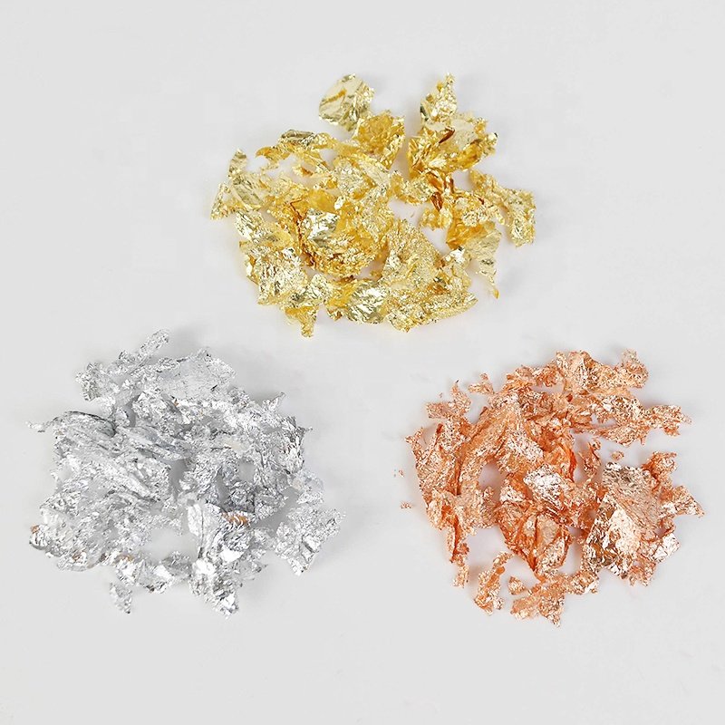 Cheap Price Edible Silver Leaf Metallic Foil Sheet For Bakery Decoration