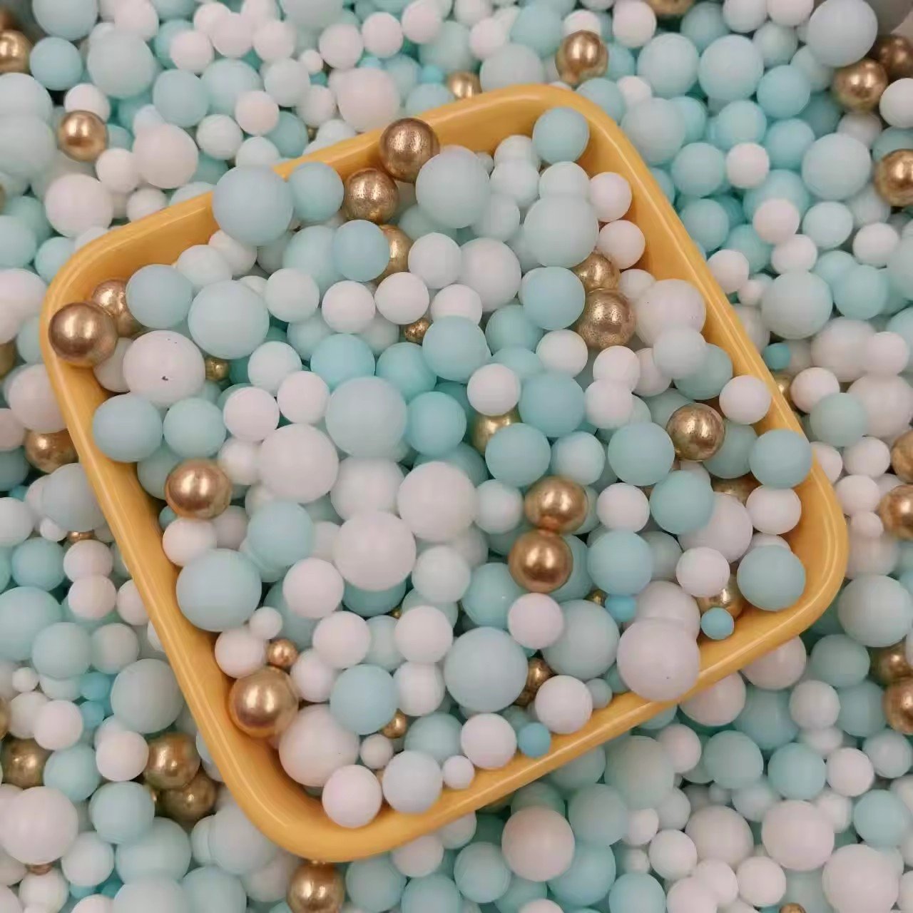 Bulk sprinkles Christmas Edible Sugar Candy Bakery Decoration Rose Gold Pearls Sprinkles