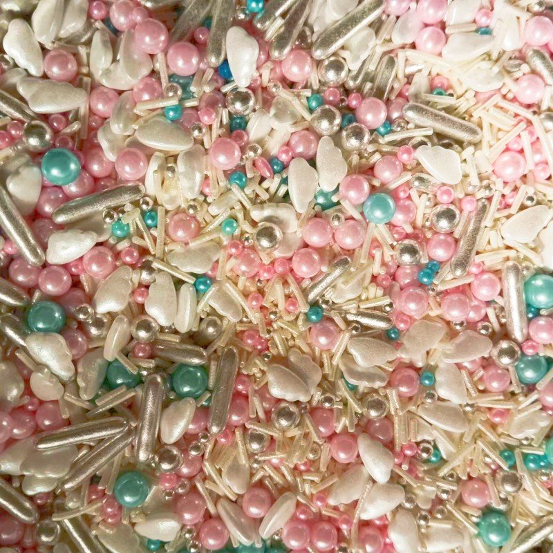 Mix multi-color edible pearls cake sprinkles Sugar Beads for cake decoration