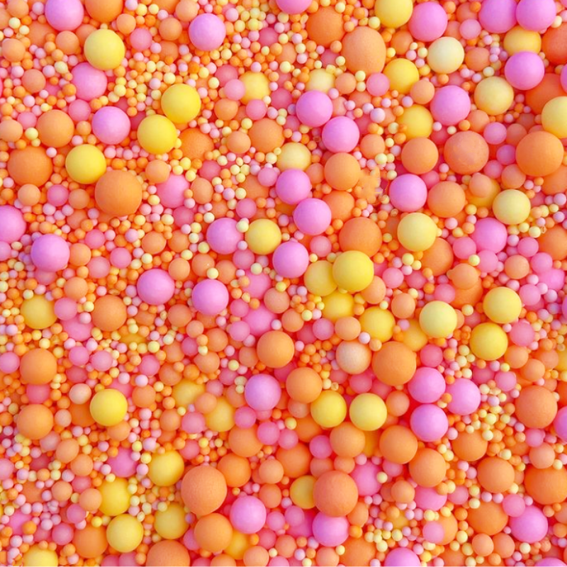 Mix multi-color edible pearls cake sprinkles Sugar Beads for cake decoration