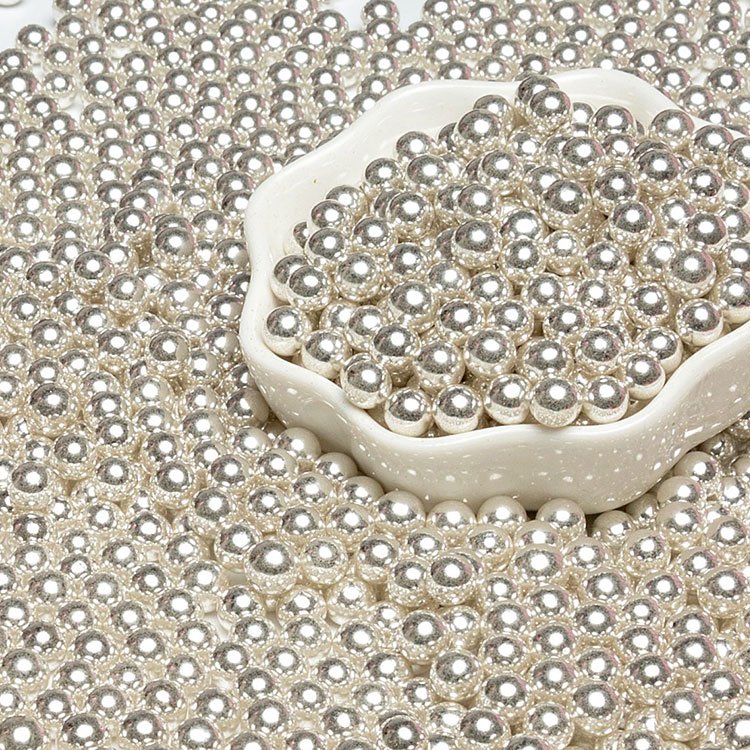 Edible Sugar Beads Edible Gold Pearlscake Large Sprinkles Bag For Cake