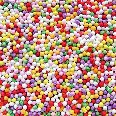 2mm Nonpareils Sprinkles Edible Multicolour Candy Pearl Color Sprinkles for Lollipop Donut Decoration
