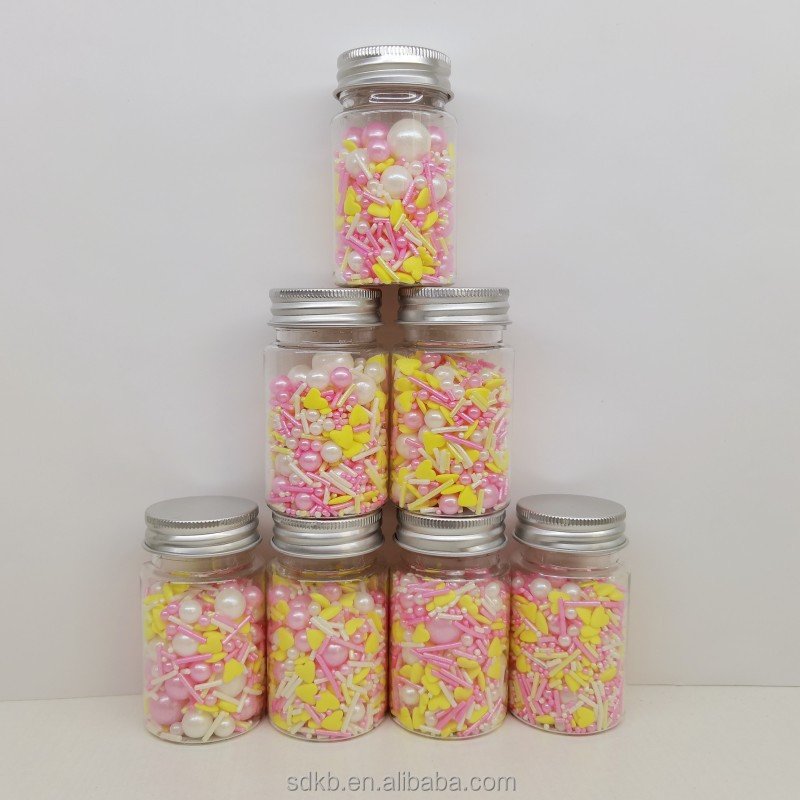 HALAL Sprinkle Candy Mix Pearly Cartoon Press Candy Edible Sprinkles Cake Decoration for Bakery Decoration Ingredients