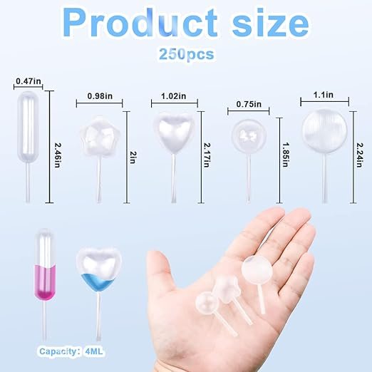 4ml Disposable Round Plastic Dropper Jam Cake Straw Pippette