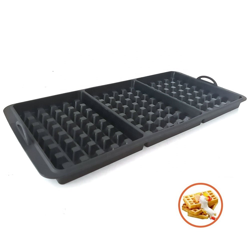 Silicone Baking Mold-Waffle Square Shape Silicone Waffle Mold