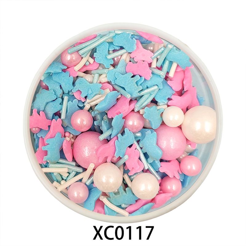 Kaibei Edible Sugar Pearls Red Heart Shaped Confett Edible Gold Silver Cake Sprinkles Cake Decorations for Valentine Cakes