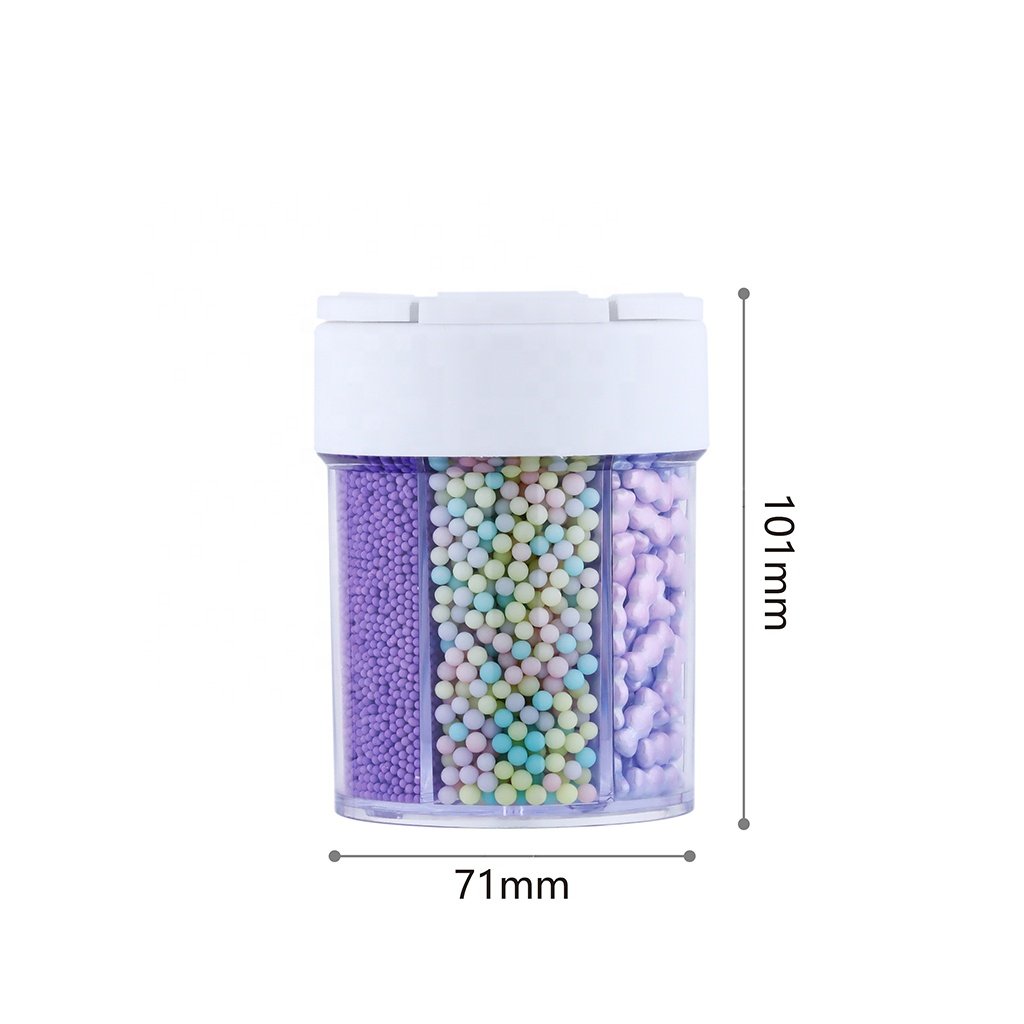 Love Bakery 6 Cells Wholesale Bulk Price Jimmies Edible Sprinkles Bakery Ingredients Edible Sprinkles Cake Decorations