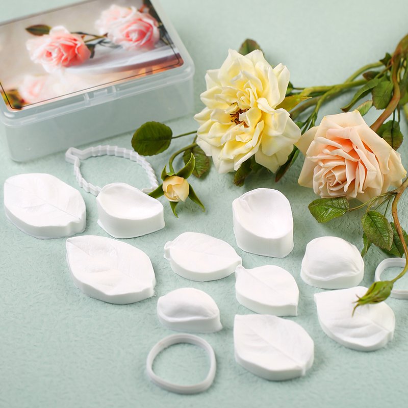 Best Price DIY Rose silicone mold decorative cake baking decorative flower baking decorative mold