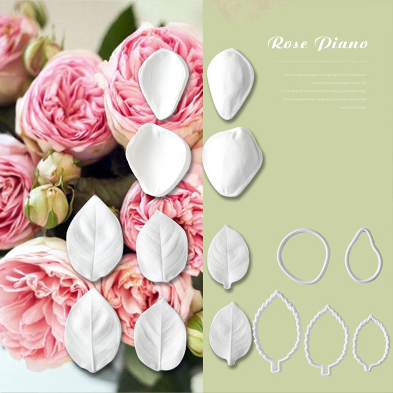 Best Price DIY Rose silicone mold decorative cake baking decorative flower baking decorative mold