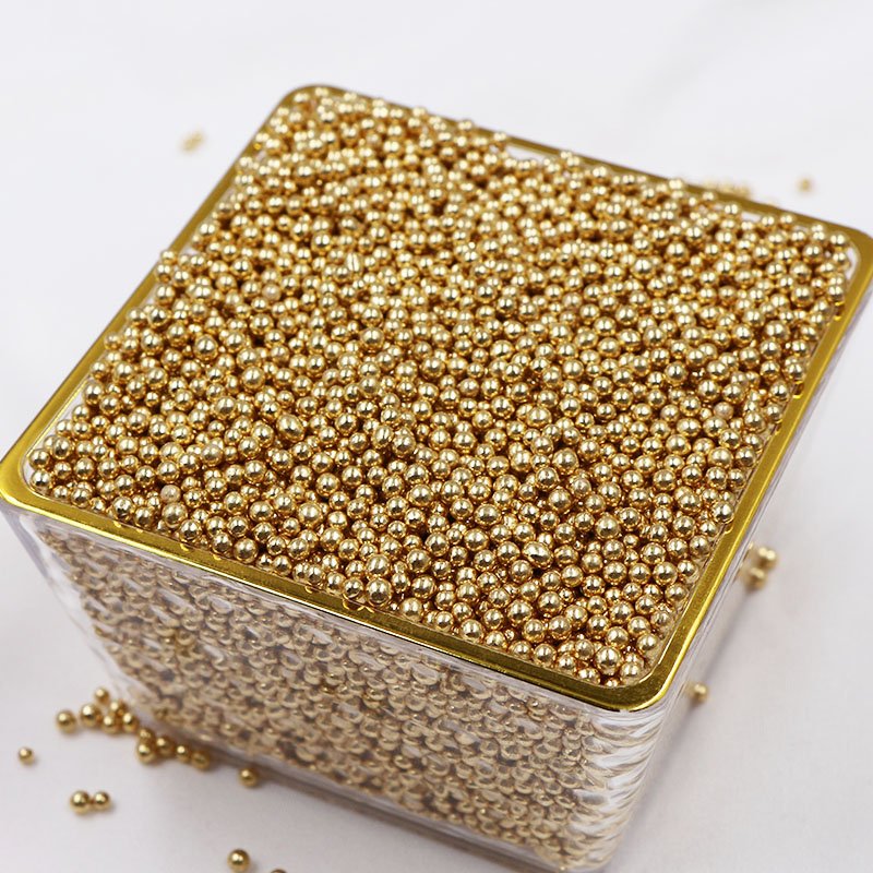 Metal Gold edible sugar beads metallic sprinkle sugar balls cake sprinkles sugar pearl